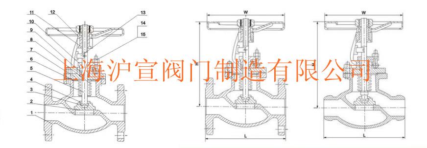 美標(biāo)波紋管截止閥